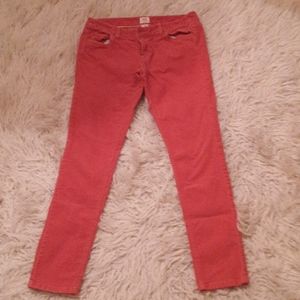 Corduroy Red Jeans sz 11 Mossimo